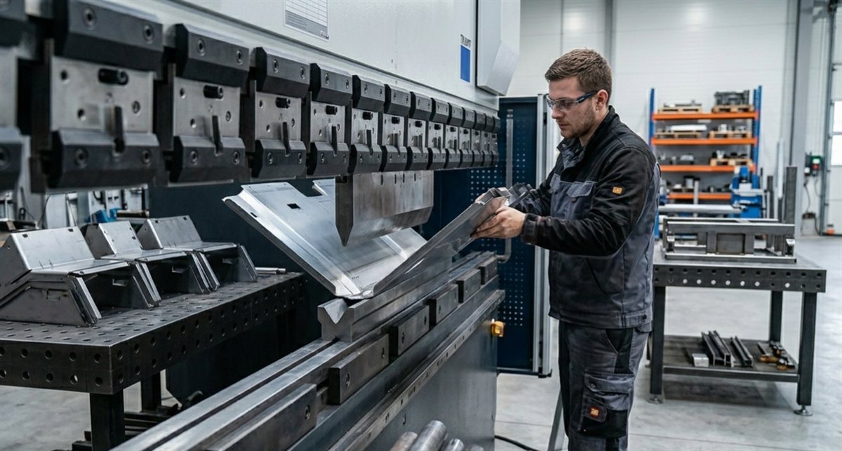 Gięcie blach - jasne zdjęcie