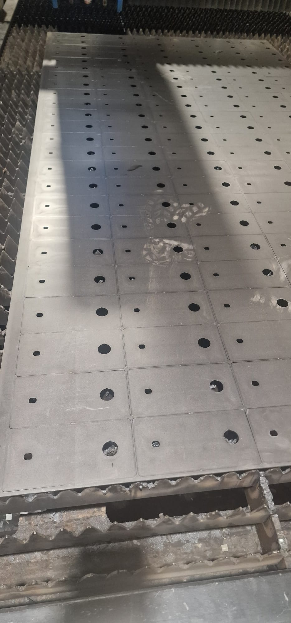 Szczegół po cięciu laserem